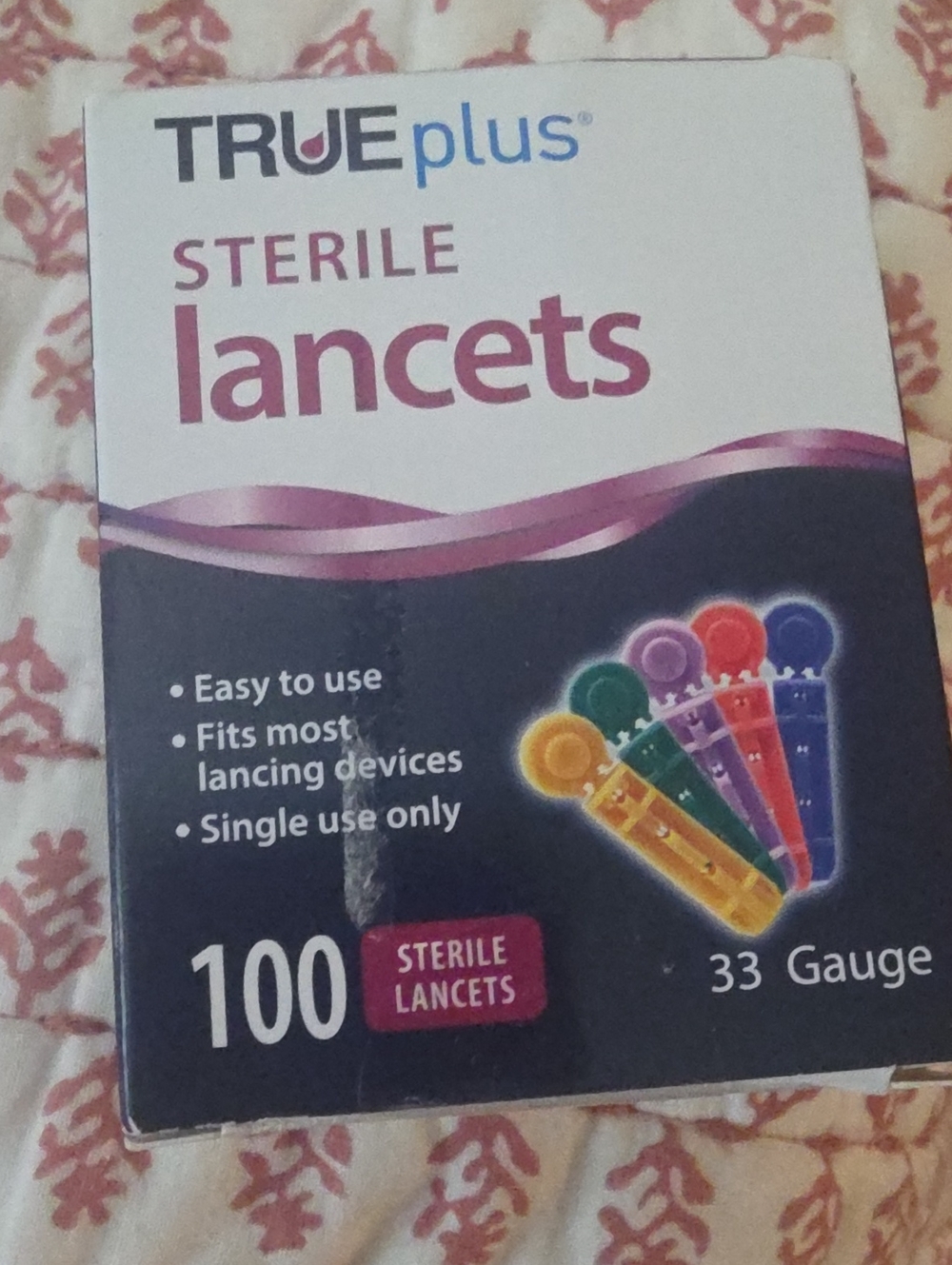 Sterile Lancets - Assorted Colors (100 Count)